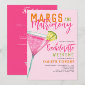 マルグス&マトリモニー マグリタ独身最後の週末 招待状 (正面/裏面)