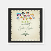 マルグス＆マトリモニー メキシカンフィエスタ カップルシャワー スタンダードカクテルナプキン (正面)