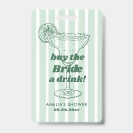 マルグス＆マトリモニー レトロ バチェロレッテ ウェディング シャワー バッジ