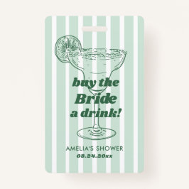 マルグス＆マトリモニー レトロ バチェロレッテ ブライダルシャワー バッジ