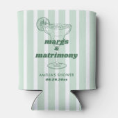 マルグス&マトリモニー レトロ バチェロレッテ ブライダルシャワー 缶クーラー (裏面)