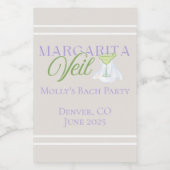 マルグリタ・ヴェイル - 楽しいバチェロレッテ・パーティー ワインラベル (シングルラベル)