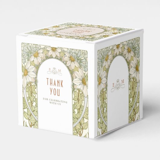 マルグリット ダイジー デリケート アートヌーヴォー ムーハ フェイバーボックス (正面サイド)