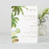 マルグリータとタコス 前夜 パームツリー 招待状 (スタンド正面)