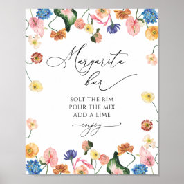 マルグリータバー 花のウェディングシャワーポスター ポスター