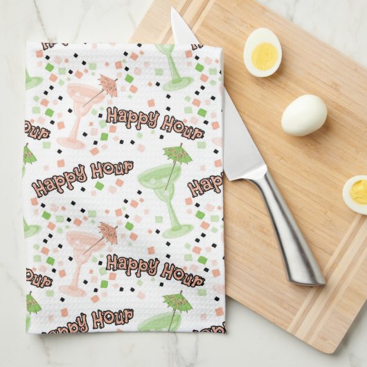 マルグリータ柄 キッチンタオル (四つ折り)