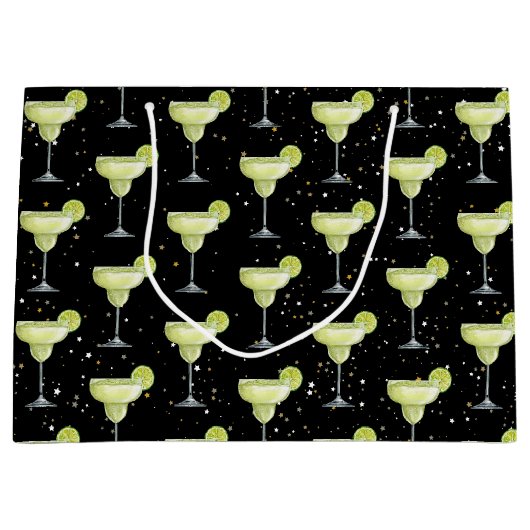 マルグリータ カクテル パターン ラージペーパーバッグ (正面)