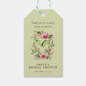 マルグリータ・フィエスタ・フローラル・ブライダルシャワー ギフトタグ (正面)