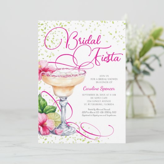 マルグリータ・フィエスタ ブライダルシャワー 招待状 (スタンド正面)