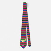 マルグリータ・フィエスタ メキシカン ブランケット カラフル ネクタイ (正面)