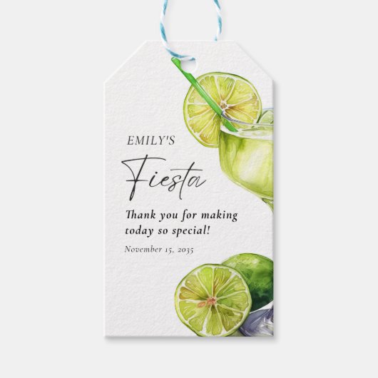 マルグリータ メキシカンフィエスタ ブライダルシャワー ギフトタグ (正面)