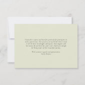 マルグリータ メキシカンフィエスタ ブライダルシャワー サンキューカード (裏面)