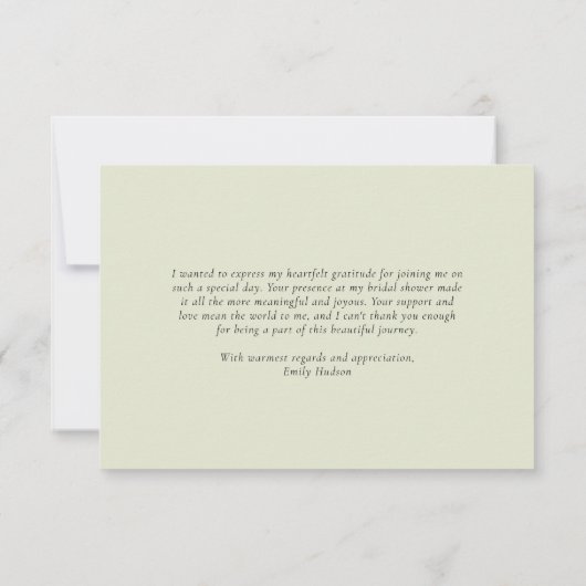 マルグリータ メキシカンフィエスタ ブライダルシャワー サンキューカード (裏面)