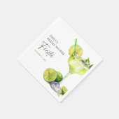 マルグリータ メキシカンフィエスタ ブライダルシャワー スタンダードカクテルナプキン (角)