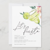 マルグリータ メキシカンフィエスタ ブライダルシャワー 招待状 (正面)
