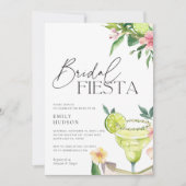 マルグリータ メキシコンフィエスタ ブライダルシャワー 招待状 (正面)
