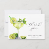 マルグリータ メキシコ フィエスタ ブライダルシャワー サンキューカード (正面)