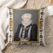 マルグレットダグラスの(1515-78年の)伯爵婦人のポートレートの クッション (ブランケット)