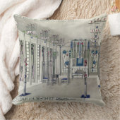 マルグレットMaによってパネルが付いている音楽部屋のために設計して下さい クッション (ブランケット)