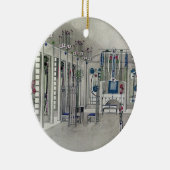 マルグレットMaによってパネルが付いている音楽部屋のために設計して下さい セラミックオーナメント (右)