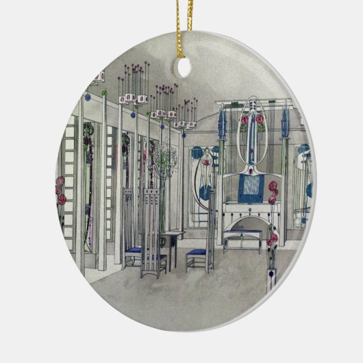 マルグレットMaによってパネルが付いている音楽部屋のために設計して下さい セラミックオーナメント (左)