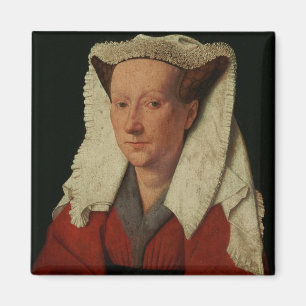 マルグレットvan Eyck 1439年のポートレート マグネット