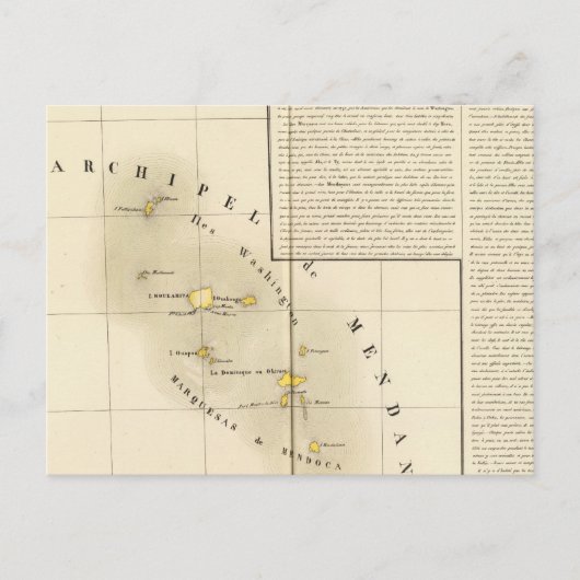 マルケサスオセアニアno 34 ポストカード (正面)