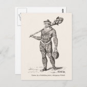 マルケス諸島の聖職者のタトゥー ポストカード (正面/裏面)