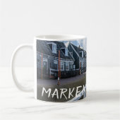 マルケンの木製桟橋、オランダ コーヒーマグカップ (左)