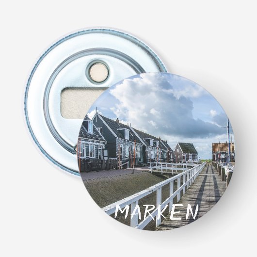 マルケンの木製桟橋、オランダ 栓抜き (正面)