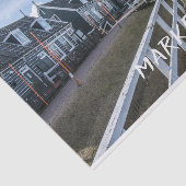 マルケンの木製桟橋、オランダ 薄葉紙 (詳細)