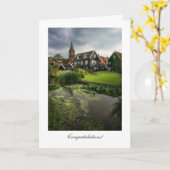 マルケンヴィレッジオランダゼネラルおめでとう カード (黄色い花)