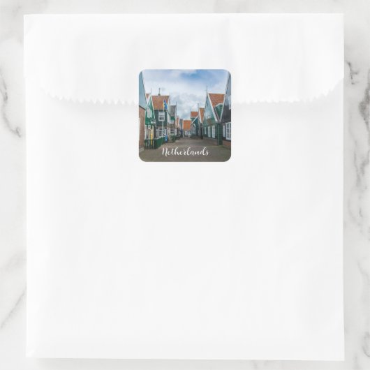 マルケ伝統的ン村の木造住宅 スクエアシール (バッグ)