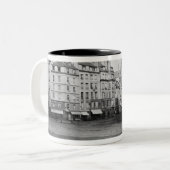 マルケdes Carmes、パリからのMaubertを置いて下さい ツートーンマグカップ (正面左)