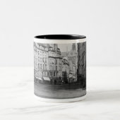 マルケdes Carmes、パリからのMaubertを置いて下さい ツートーンマグカップ (中央)