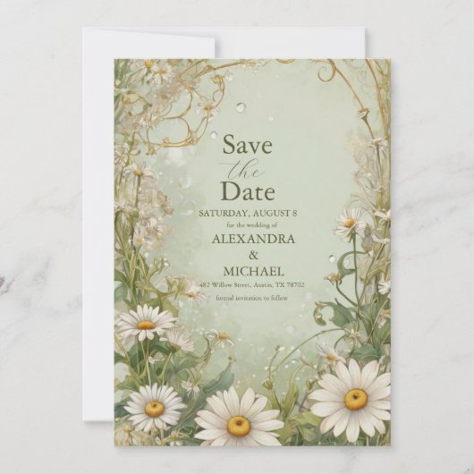 マルゲライトデイジーダスティ結婚ズ セーブザデート (正面)