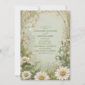 マルゲライトデイジーダスティ結婚ズ 招待状 (正面)