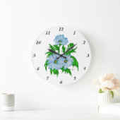 マルゲライト、デイジー花レトロスタイル ラージ壁時計 (ホーム)