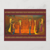 マルゲライト・ブラジグネームによるカルデラへの捧げ物 ポストカード (正面)