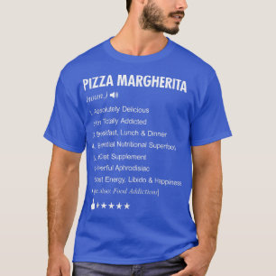 マルゲリータピザの定義と意味をユーモアを交えて Tシャツ