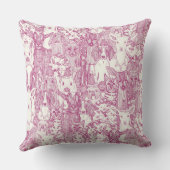 マルゲリータmenagerieピザパーティーベリーピンク クッション (裏面)