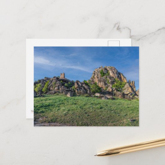 マルコの塔 – Prilep，マケドニアポストカード ポストカード (正面/裏面インサイチュ)