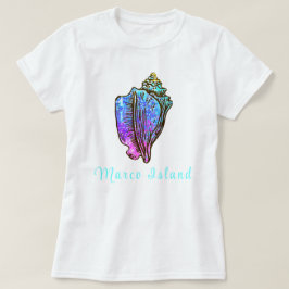 マルコアイランドフロリダコンかわいらしチシェル Tシャツ