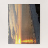 マルコアイランドフロリダサンセットアンドビーチ ジグソーパズル (縦)