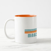 マルコアイランドフロリダサンパームツリーズ ツートーンマグカップ (左)