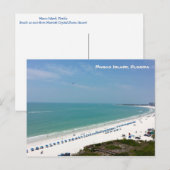 マルコアイランドフロリダビーチメキシコ湾 ポストカード (正面/裏面)