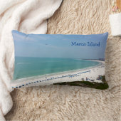 マルコアイランドフロリダビーチメキシコ湾 ランバークッション (ブランケット)