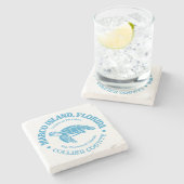 マルコアイランド（ウミガメ） ストーンコースター (横)