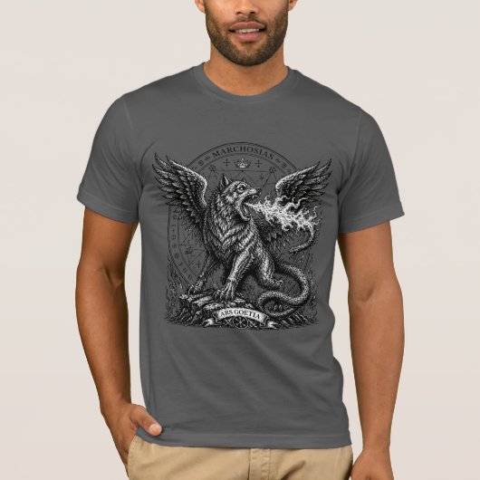 マルコシアス・サーペント・テイル、飛翔の怒り Tシャツ (正面)