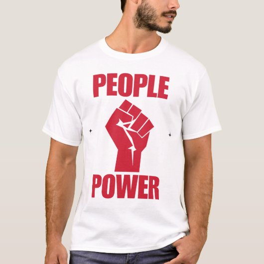 マルコス大統領弾劾ピープルパワーのTシャツ 腐敗抗議 Tシャツ (正面)